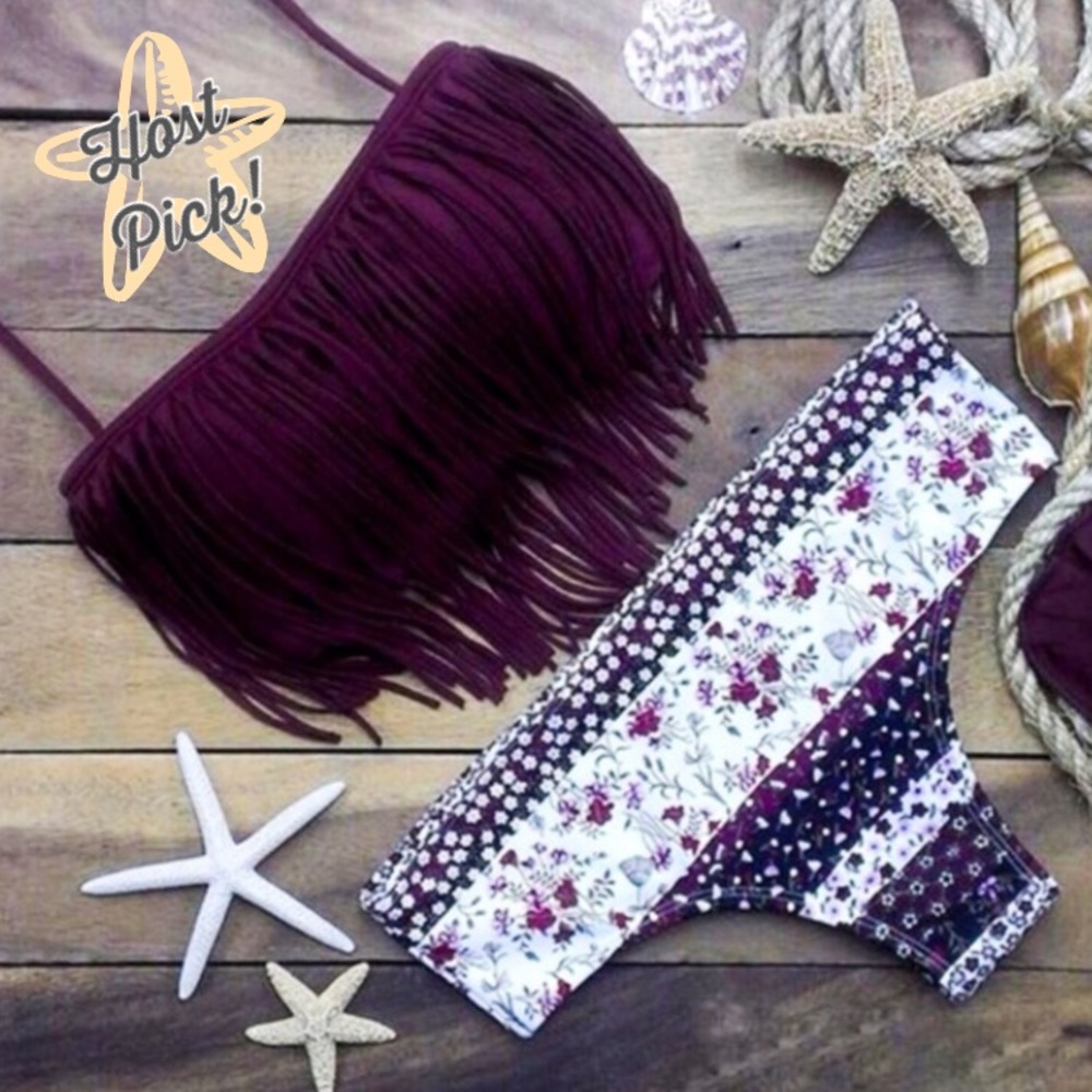Boho Fringe Bikini ✨L Only✨